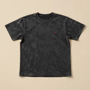 Remera Washed Vintage Black