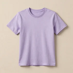 Playera Minimal Logo Lavender