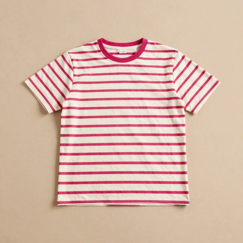 Remera Stripe Pop Retro